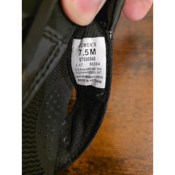 NWOT Sperry Women's Size 7.5 Black Seafish Flip Flop Sandals Beach Vacation - Picture 2 of 3